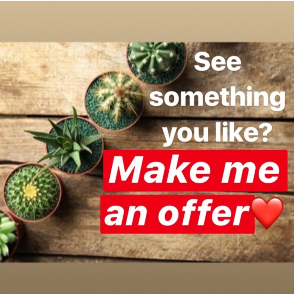 Reasonable offers welcome ☺️